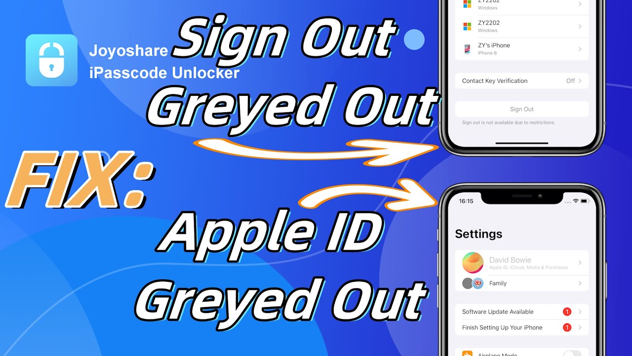 Apple ID Setting Greyed Out on iPhone  | Best FIX🧐