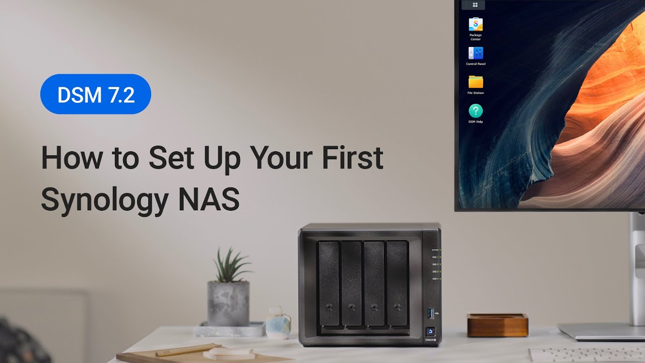 Как настроить ваш первый Synology NAS - DSM7.2 | Synology