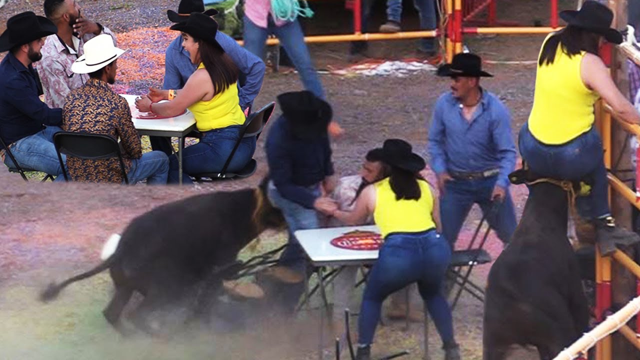¡¡LE DIJERON ES PELIGROSO Y ELLA DIJO YO LE ENTRO!! QUE VALOR DE MUJER -CONCURSO CON LA VAQUILLA