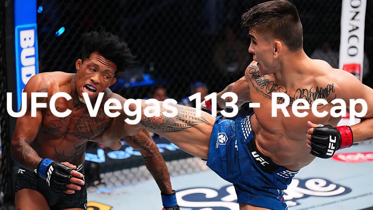 UFC Vegas 113 - Recap & Bet Results
