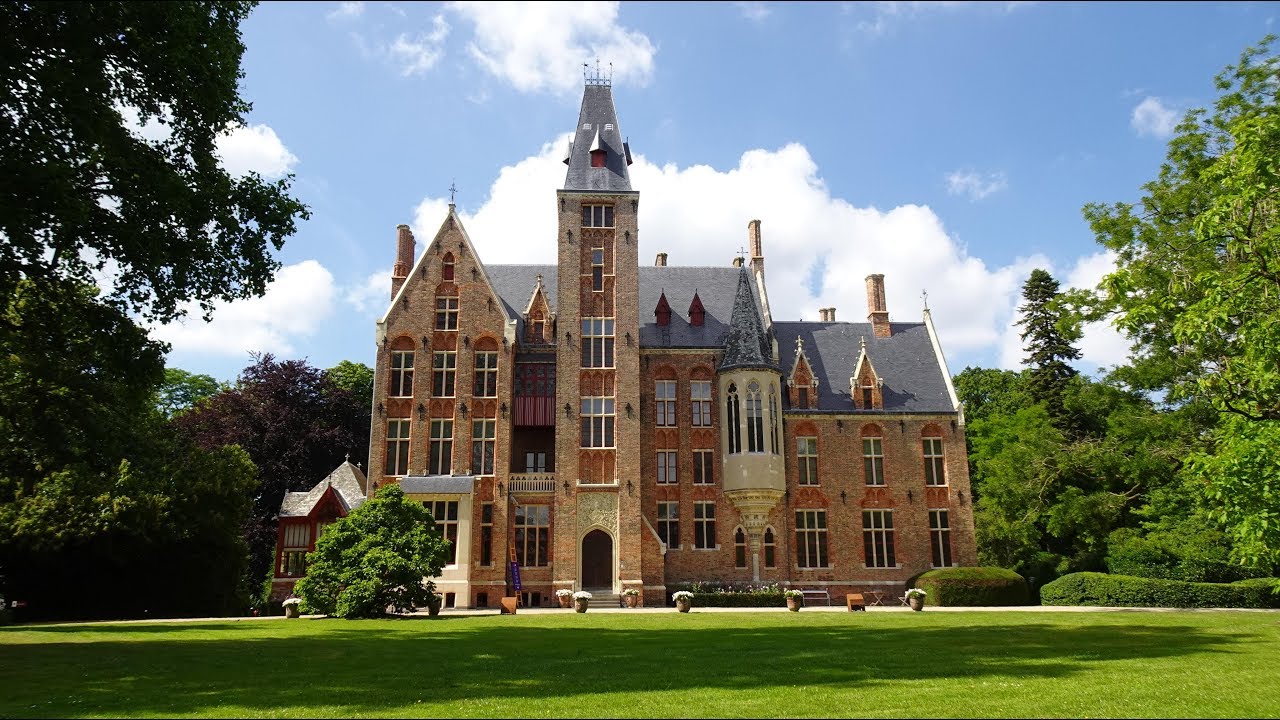 kasteel van loppem even binnen kijken 4K