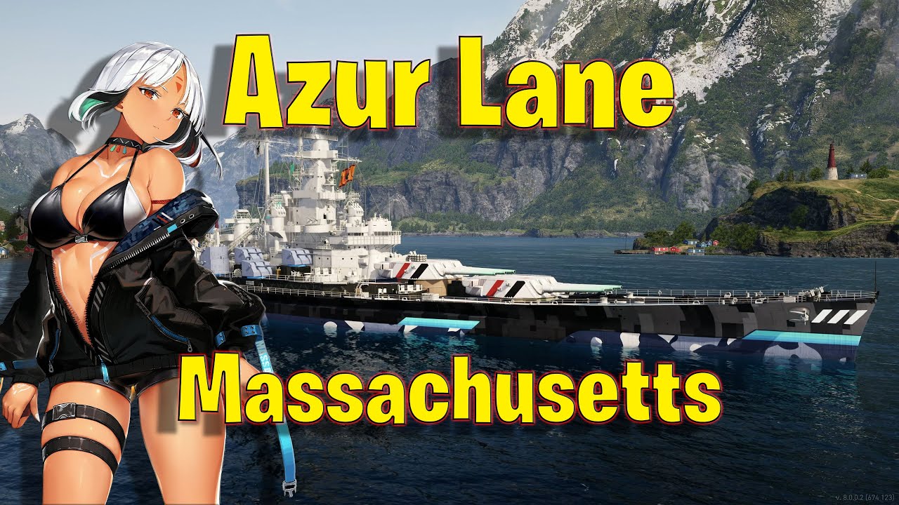 Is Azur Lane Massachusetts Good?! in World of Warships Legends!