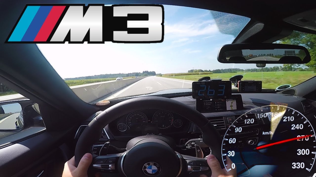 0-270 km/h | BMW M3 F80 | Acceleration and Top speed TEST ✔