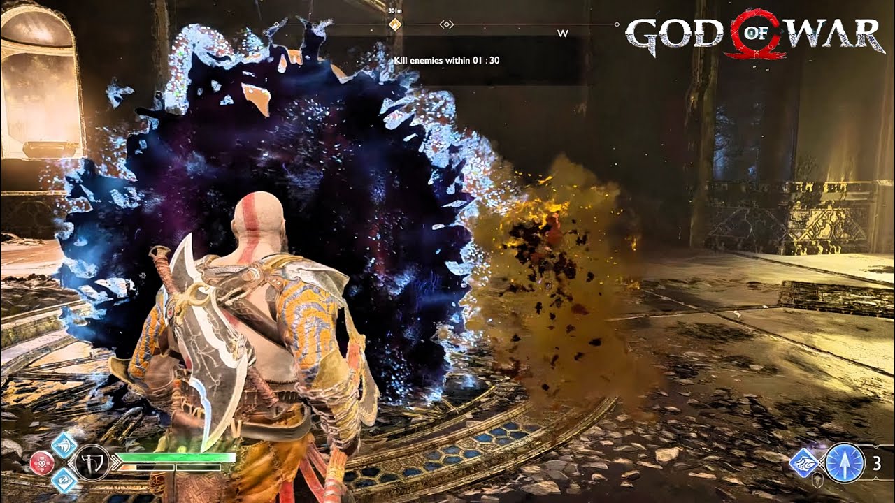 I attempted this in the game again and again, but couldn’t complete it. God of war (2018) part 5 4K