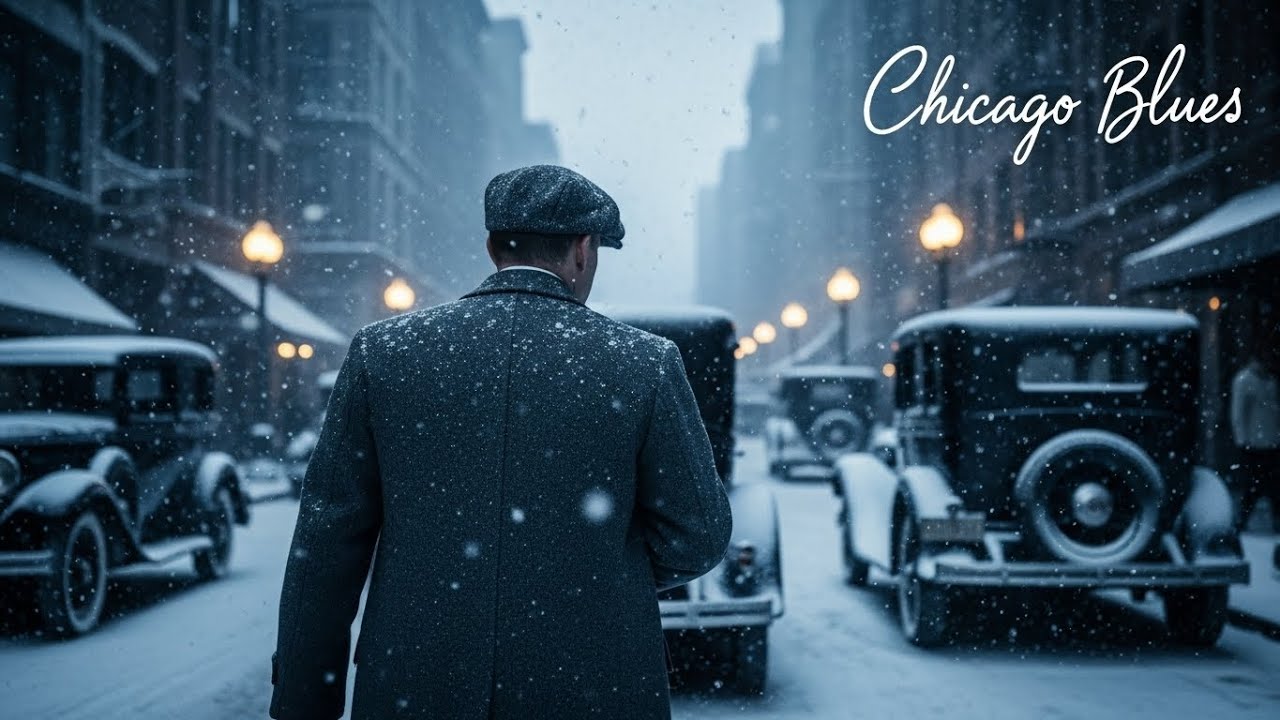 Midnight Chicago Blues  Slow Guitar Soulful Noir Atmosphere for Late Night Relax 9f3ffa74