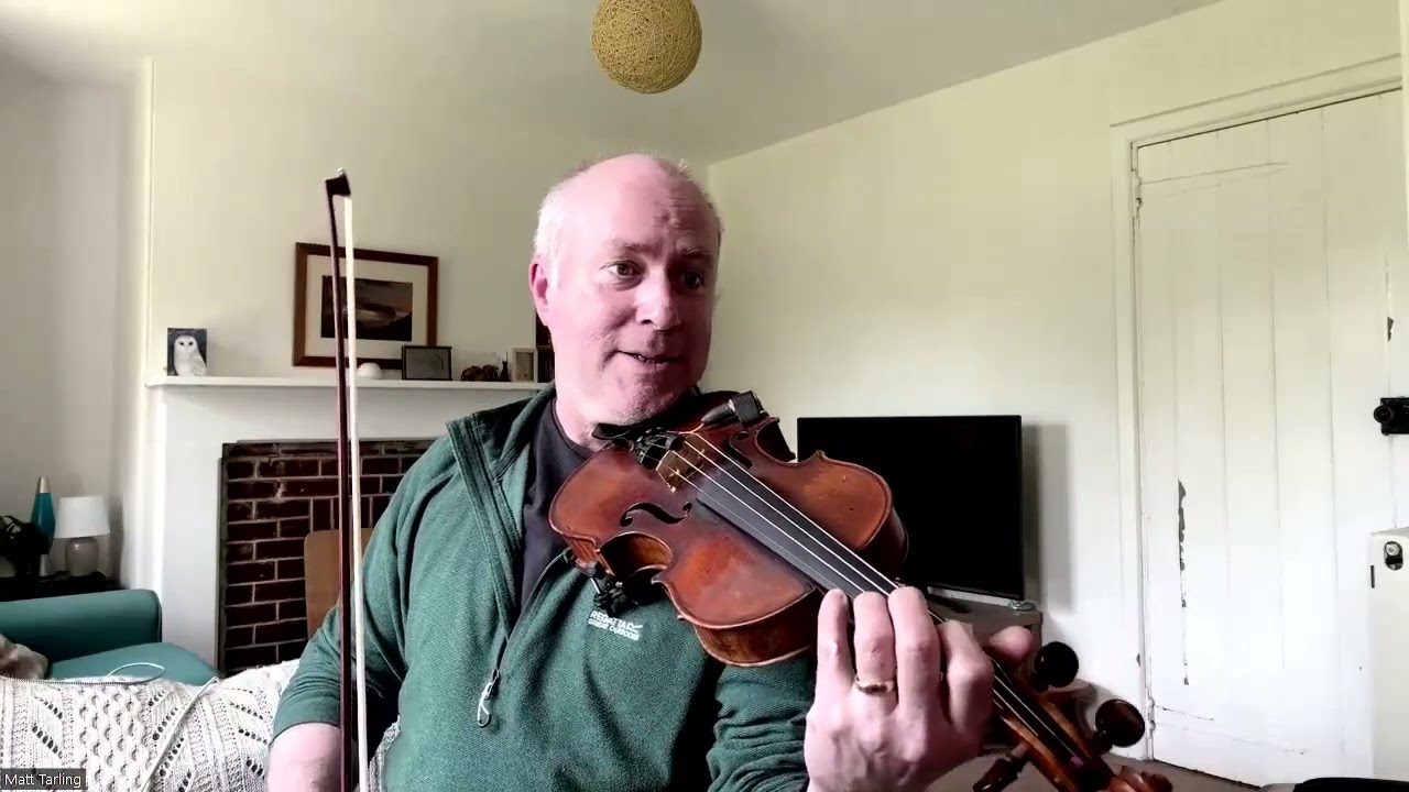 Bowing technique - Trebling/Triplets Practice Video for the fiddle