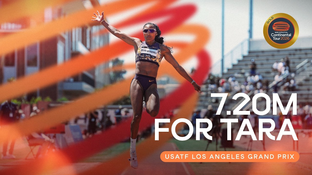 Tara Davis-Woohall FLIES to massive 7.20m world lead in Los Angeles | Continental Tour Gold 26