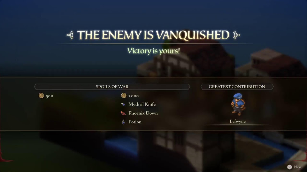 The remastered classic Final fantasy Tactics