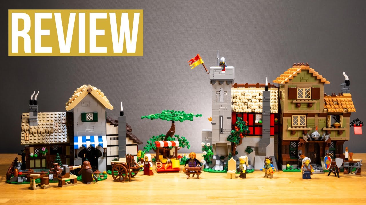 LEGO Icons Mittelalterlicher Stadtplatz REVIEW | Set 10332