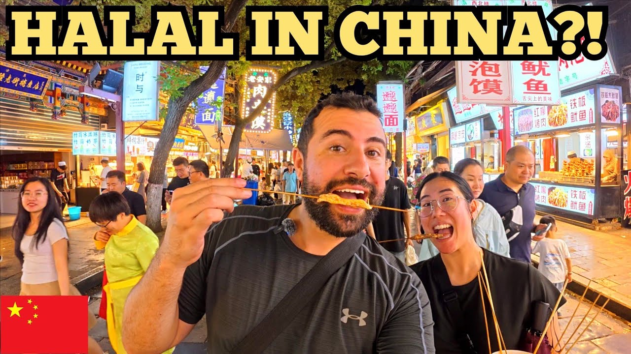 Xi&rsquo;an HALAL Street Food Tour 🇨🇳 | Muslim Quarter&rsquo;s Hidden Food Gems!