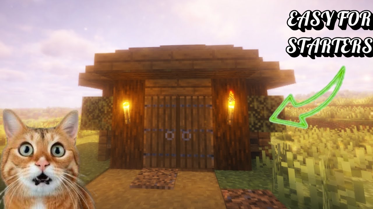 Minecraft Easy Starter House | Simple Survival Build for Beginners