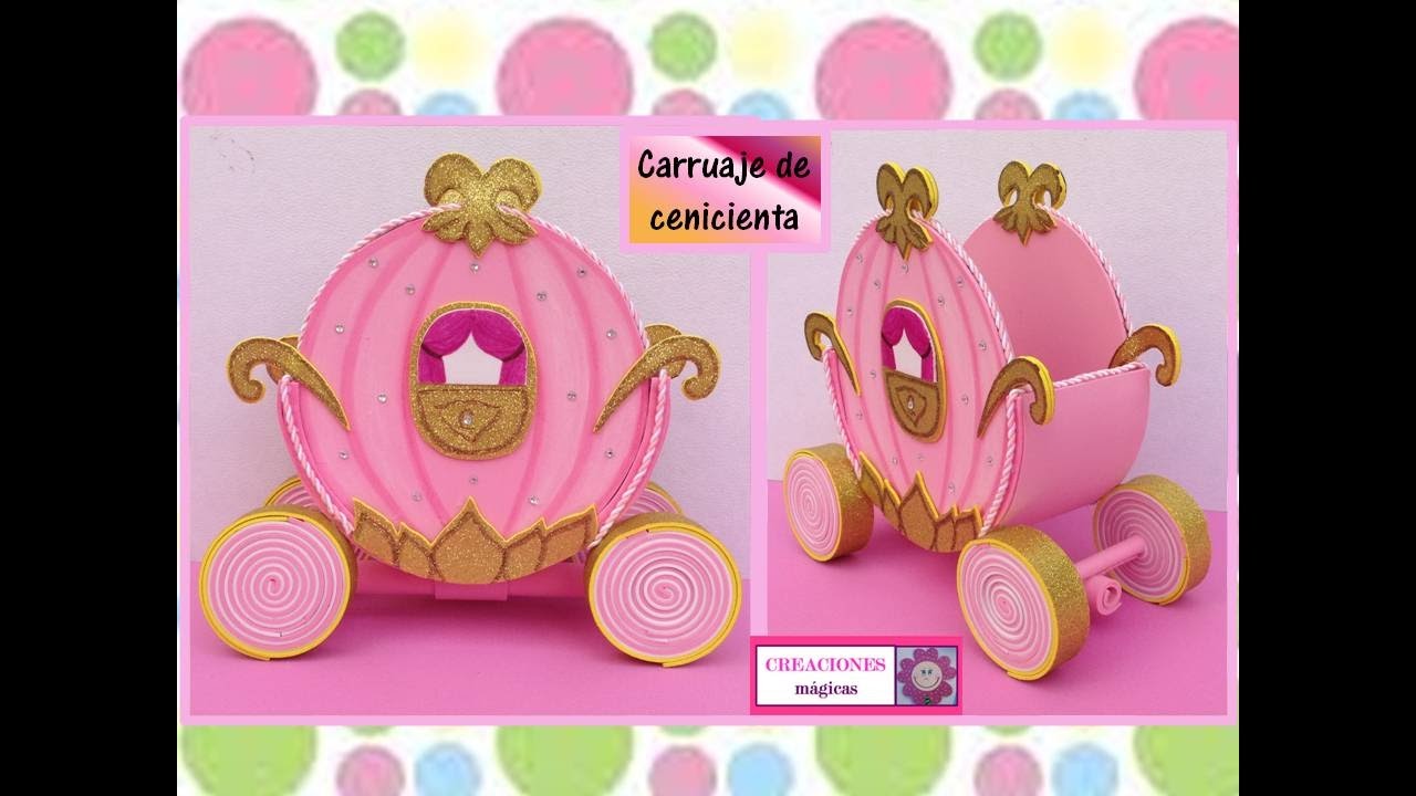 ♥♥DULCERO CARRUAJE DE CENICIENTA♥♥- CREACIONES mágicas♥♥