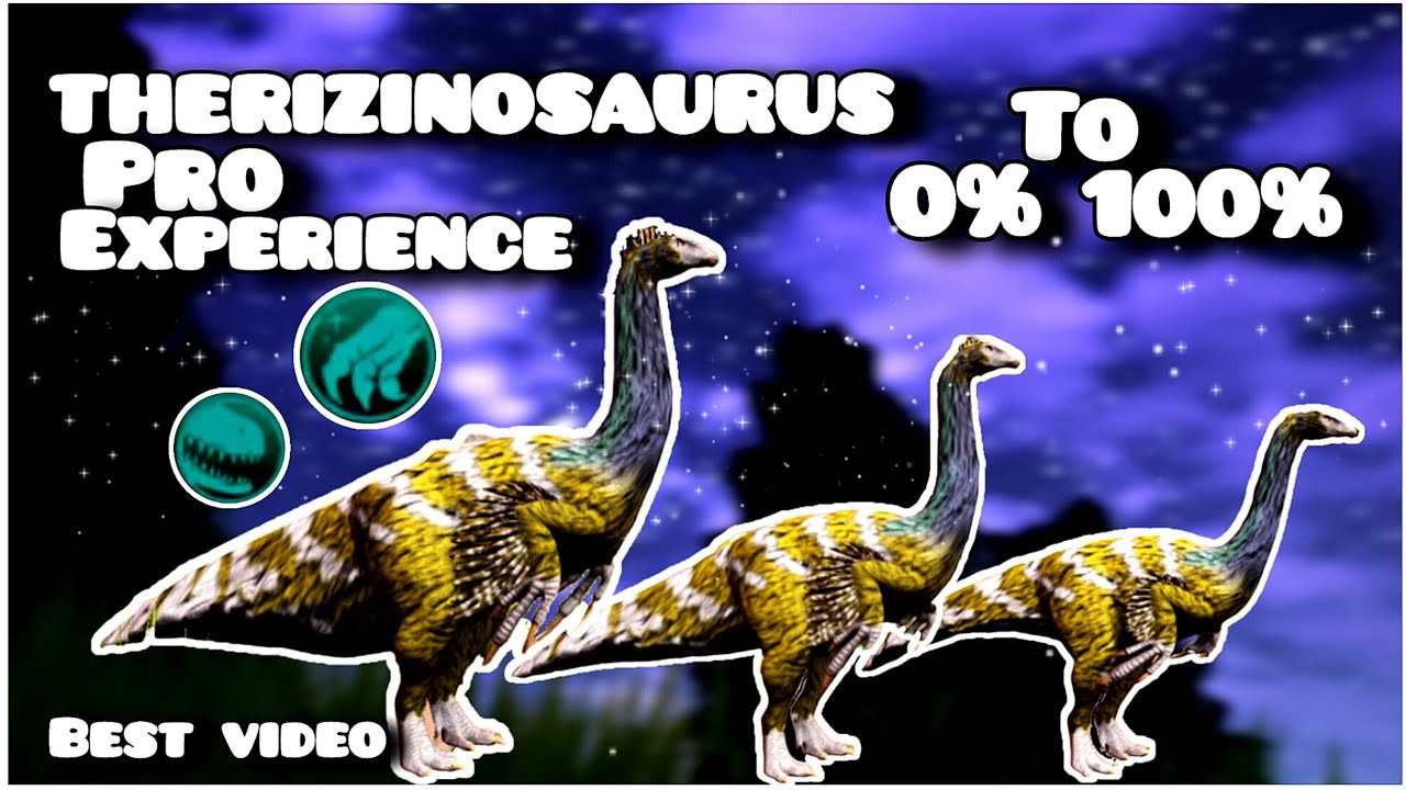 THERIZINOSAURUS 🦚✨ PRO EXPERIENCE 0% TO 100% THE CURSED ISLE #dinosaur #game #viral #video 