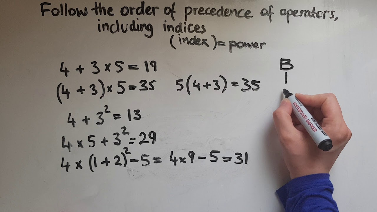 L2.12.1. Functional Skills Maths Level 2: Follow the order of precedence of operators (BIDMAS)