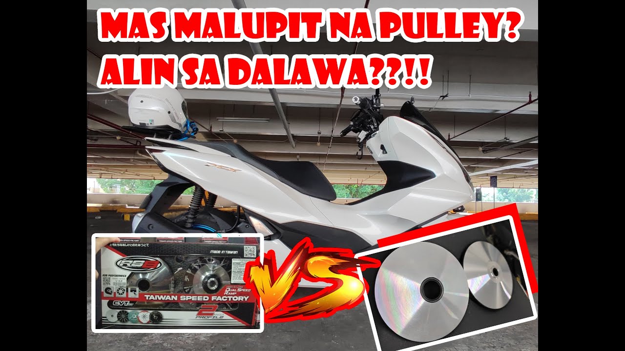 Bagong Pulley ng PCX160 ko, kayang tapatan ang RS8? Alin ang mas malupit?? #honda #hondapcx #pcx160