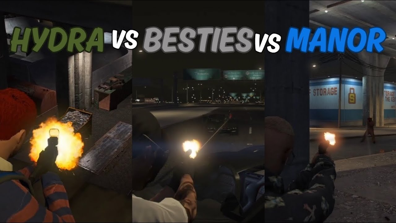 Manor vs Besties vs Hydra At an Ammo Crate (Multi POV) | NoPixel 4.0 GTA RP