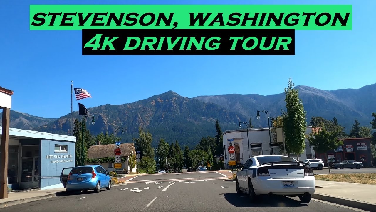 Stevenson, Washington | 4k Driving Tour | Dashcam