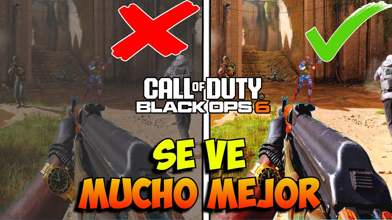 COMO MEJORAR LOS GRAFICOS de COD Black Ops 6 en CONSOLA y PC que se vea mejor CONFIGURACION PS5 XBOX
