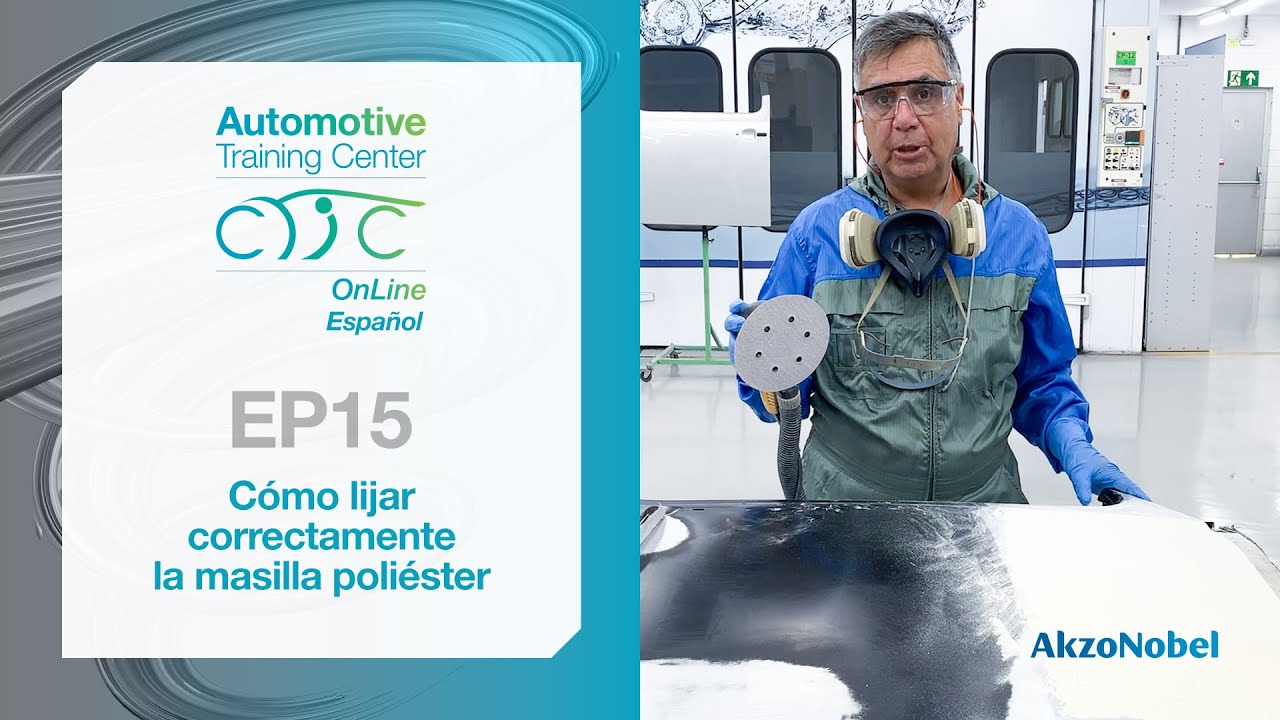 #AtcOnLine Español EP15 - Cómo lijar correctamente la masilla poliéster
