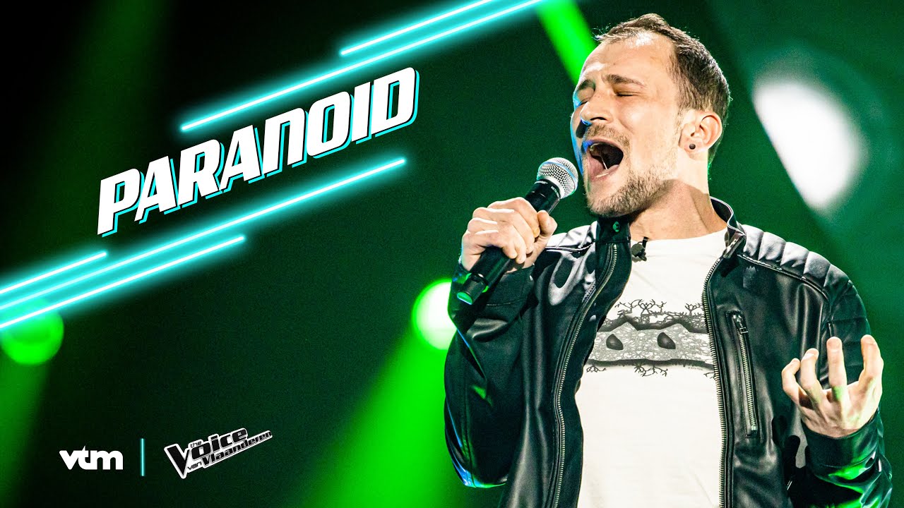 Angelo - 'Paranoid' | The Blind Auditions | The Voice van Vlaanderen | VTM
