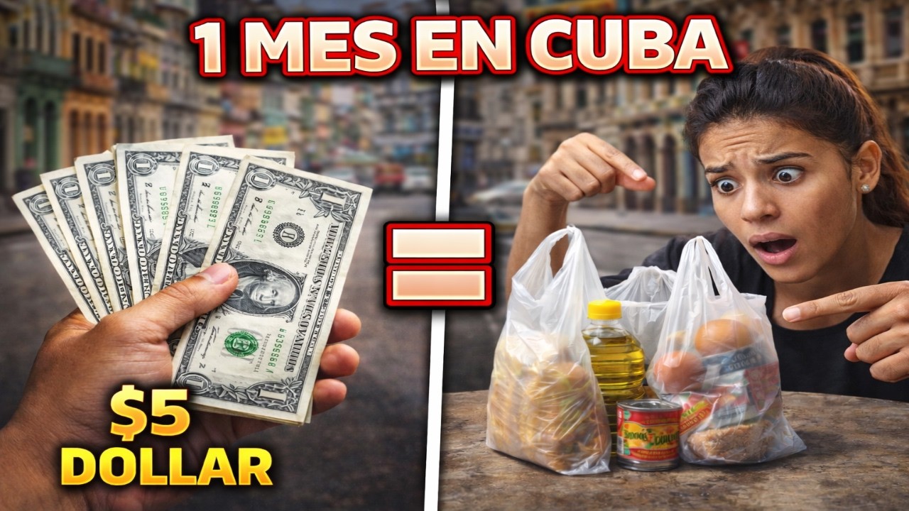Esto es lo que puedes COMPRAR con 5 DÓLARES en CUBA