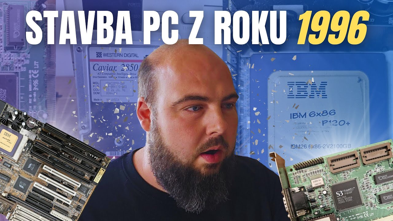 Stavíme PC - IBM/Cyrix 6x86 P120+, 32MB RAM SIM 72pin, 853,6 MB HDD, S3 Trio 64v+