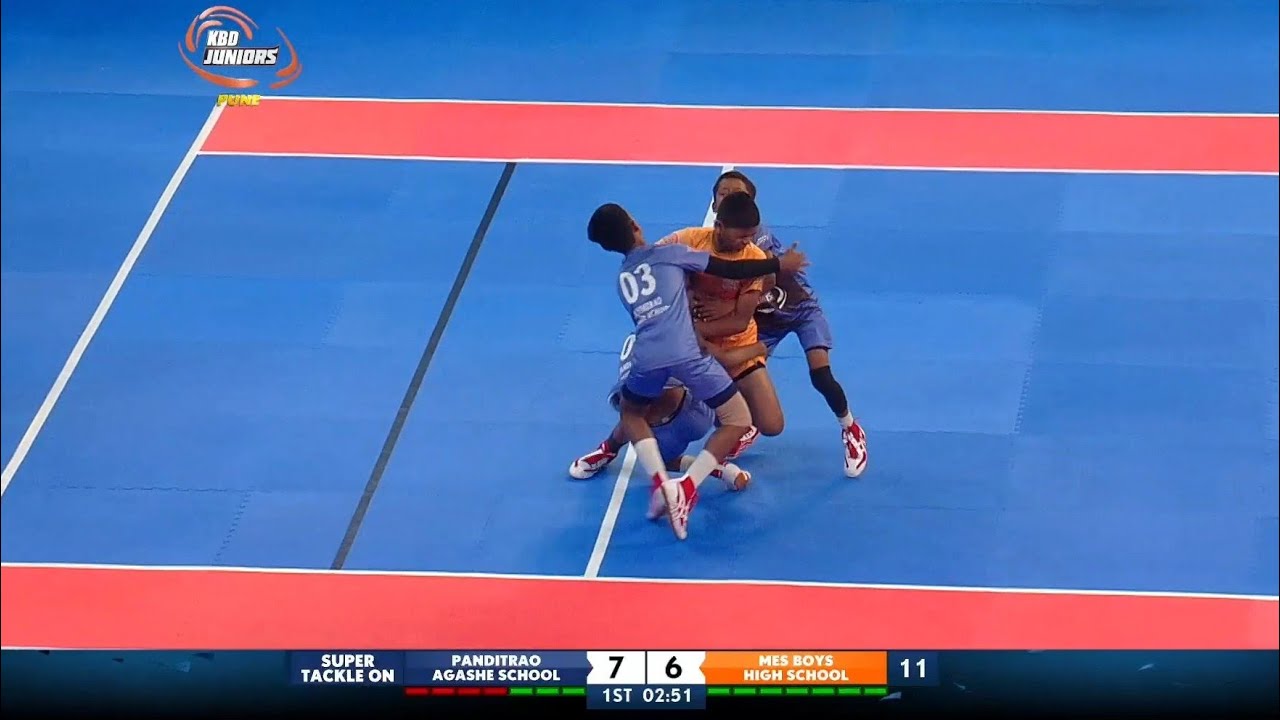 Panditrao Agashe School vs Mes Boys High School SF2 Kabaddi Match Highlights | KBD Juniors Pune 2018