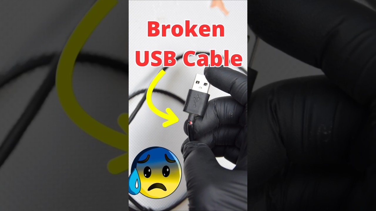 Broken USB Charger Cable? Here's an EASY Fix!