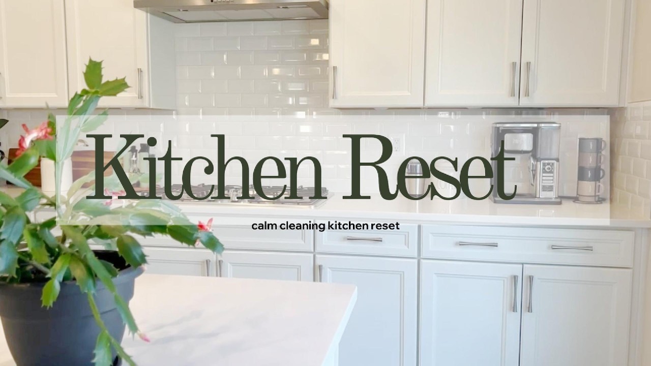 Deep Cleaning My Kitchen | Calm & Cozy Kitchen Reset