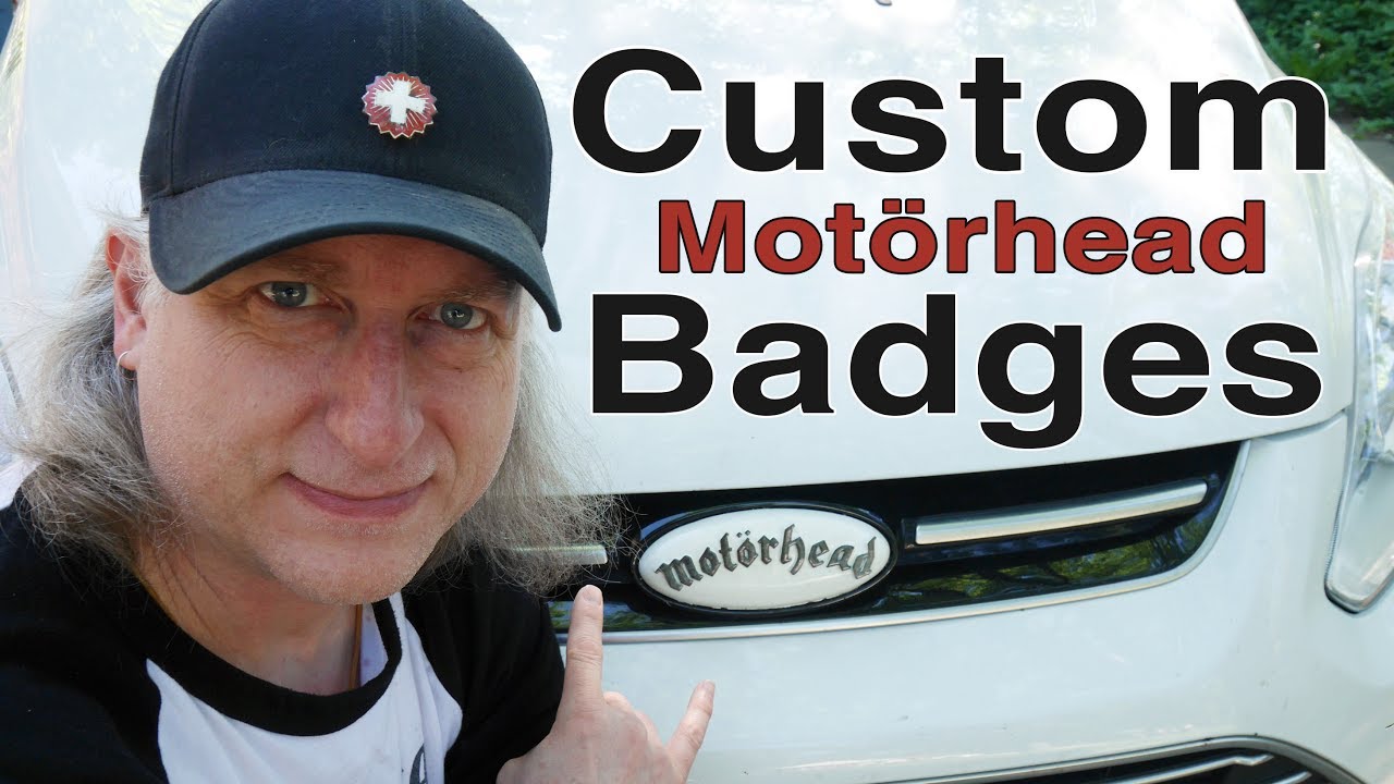 How to 3D Print 𝕸𝖔𝖙ö𝖗𝖍𝖊𝖆𝖉 vehicle emblem badge for your car: prime sand and paint!