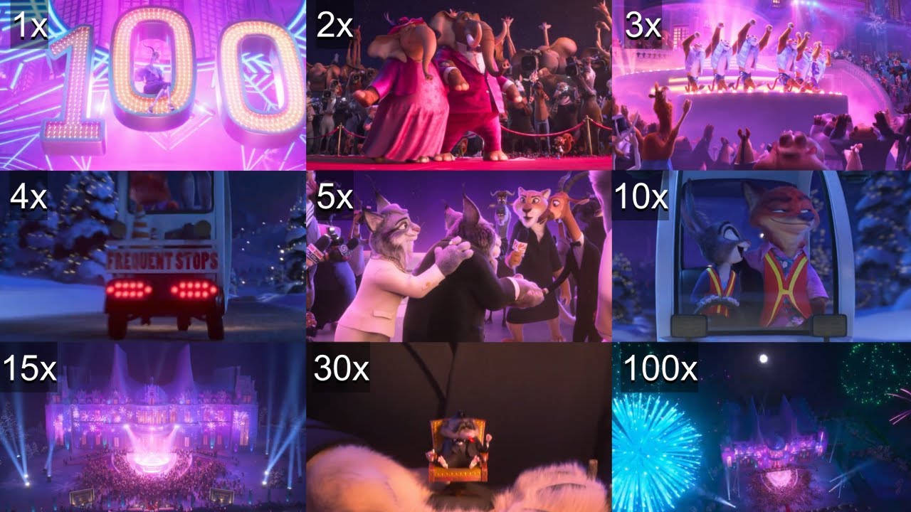Zootopia 2: Shakira Concert - Speed 1x 2x 5x 10x 30x 100x