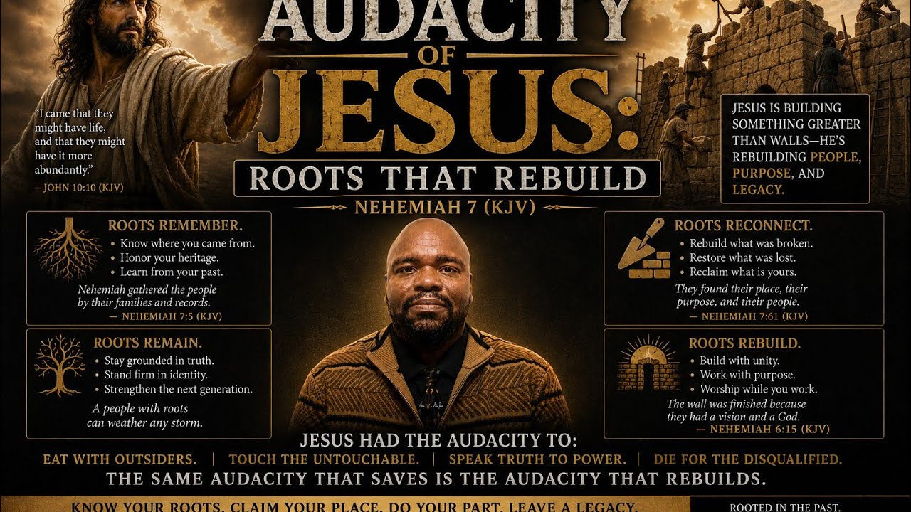 The Audacity of Jesus: Roots That Rebuild (Nehemiah 7, KJV)