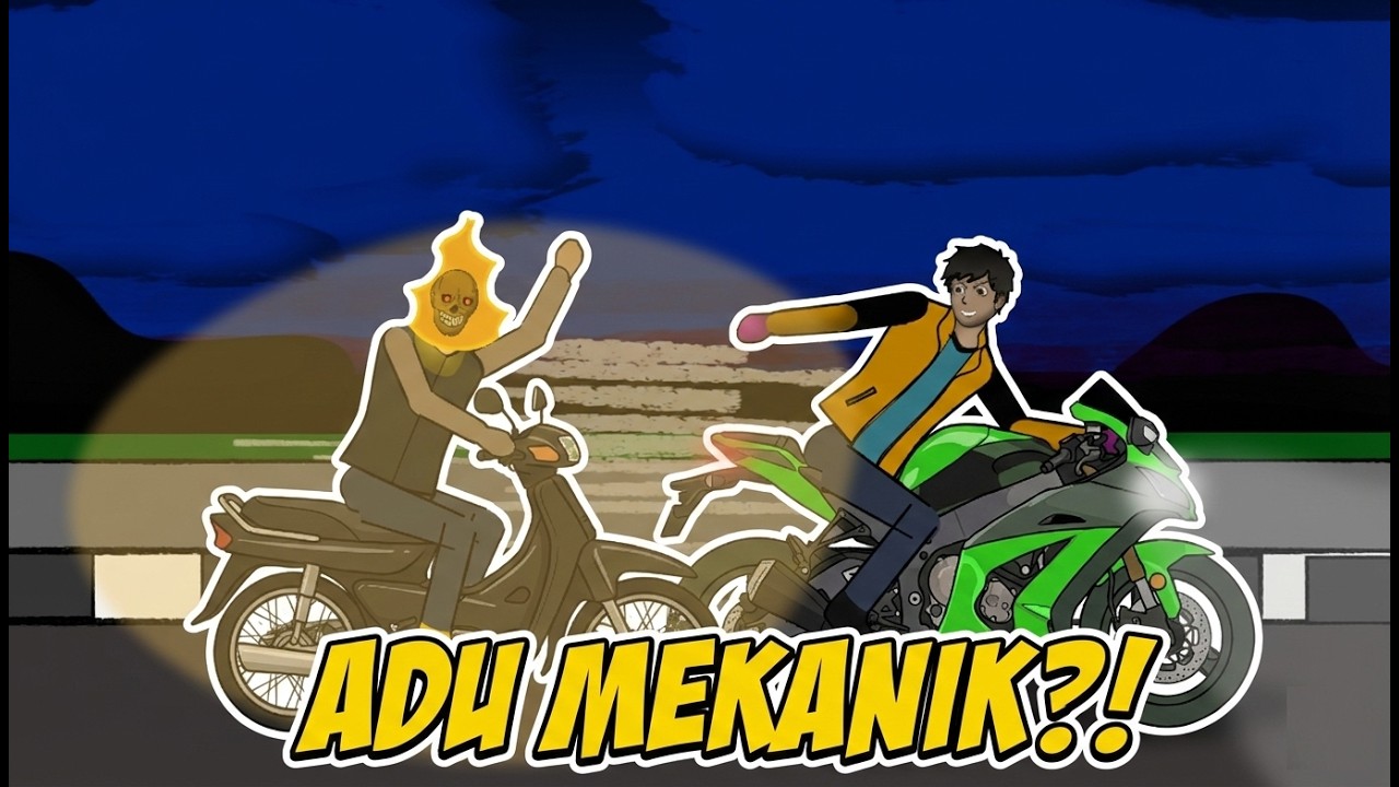 MOTOVLOG AROGAN VS HANTU PEMBALAP! (Langsung Kena Mental 💀)