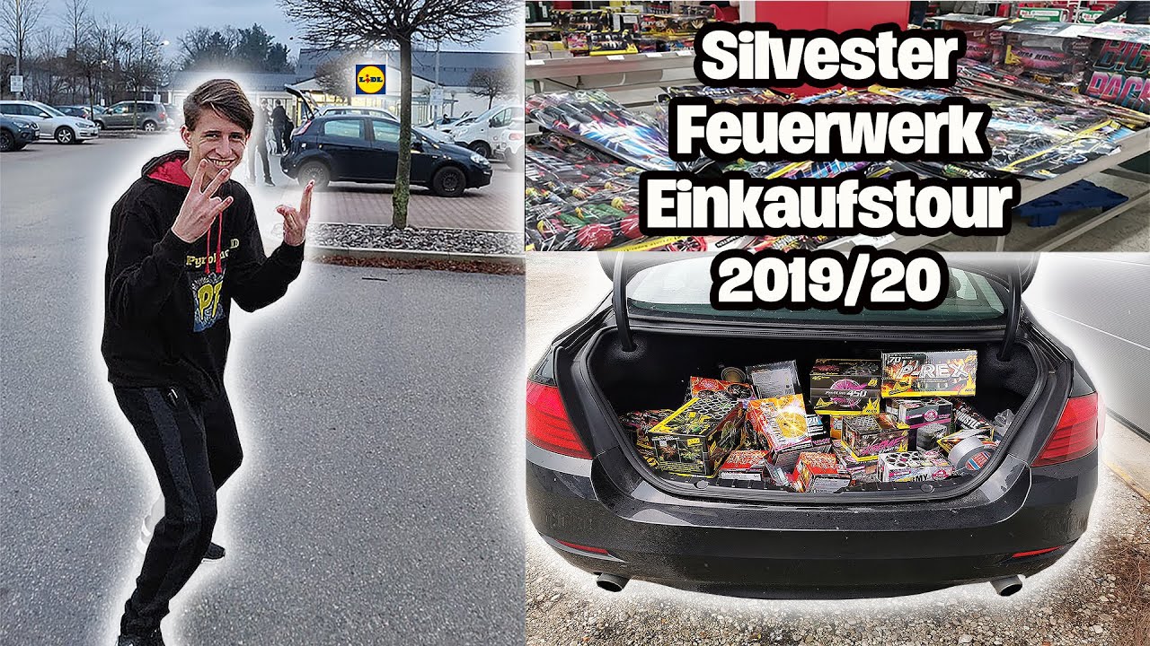 SILVESTER FEUERWERK EINKAUFSTOUR 2019/20