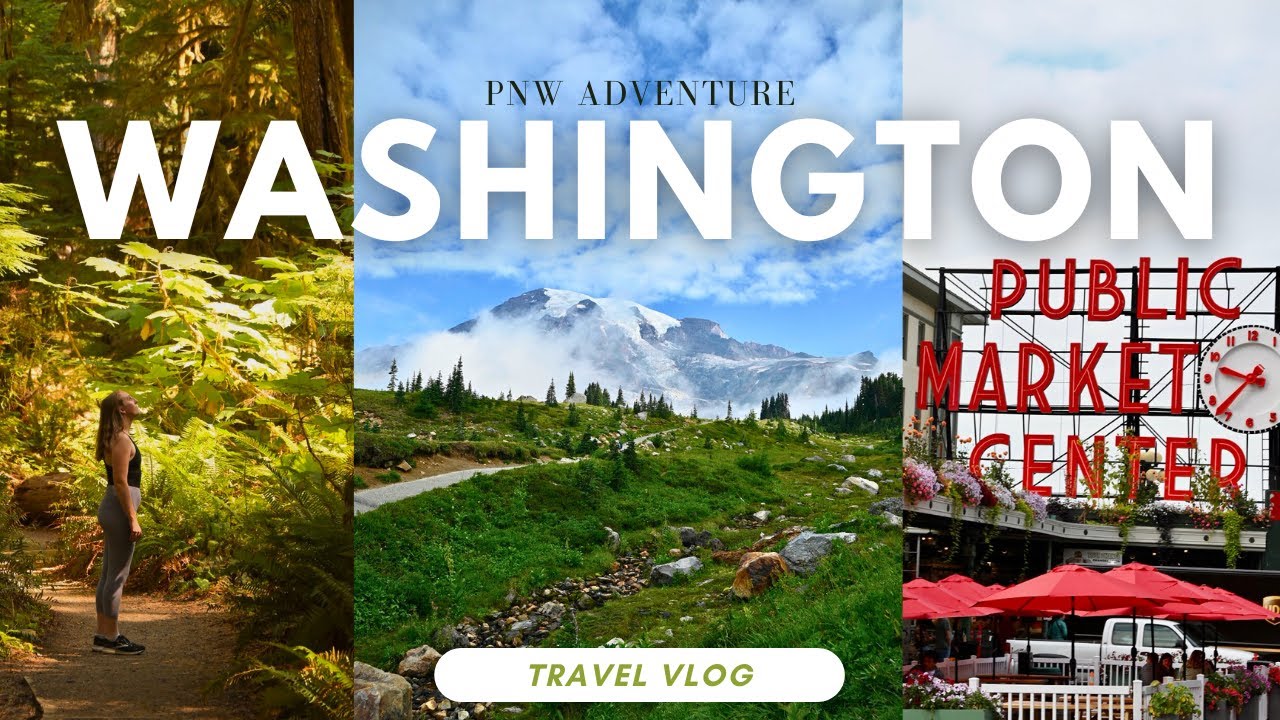6 Days in Washington State: Seattle, Olympic NP & Mount Rainier | PNW Adventure 🌲🗻