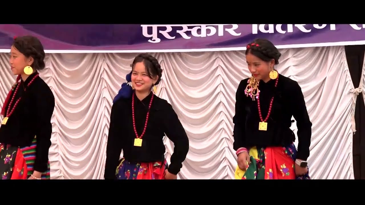 तामाङ्ग  सेलो नृत्य । हेर्दैमा राम्री देखेर। Parents Day 2080. BVM Secondary School, Dulegaunda.