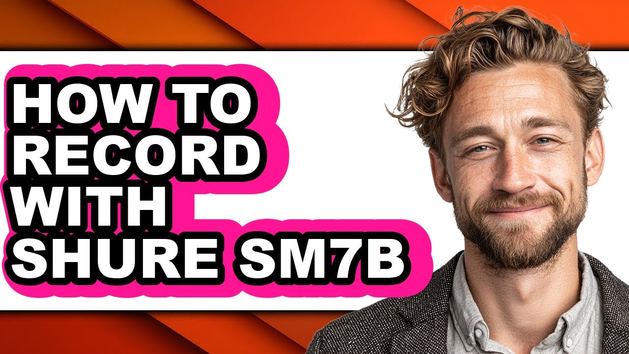 How to Record with Shure Sm7b (easy Method)
