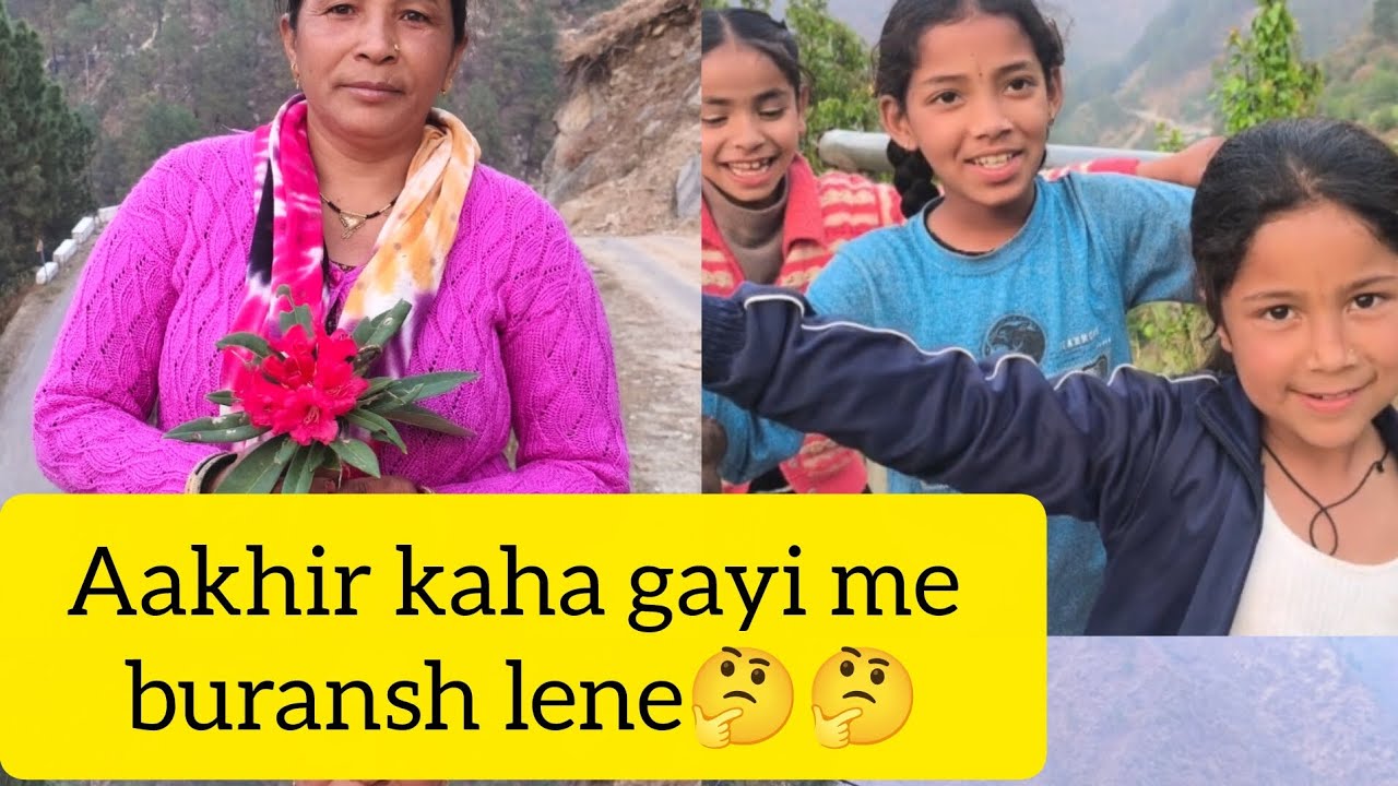 Aakhir kaha gayi me buransh lene🤔🤔#pahadirangat #vlog #viral #pahadi #uttakhandi 
