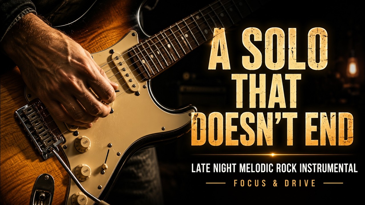 A Solo That Doesn’t End — Late Night Melodic Rock Instrumental (Focus & Drive)
