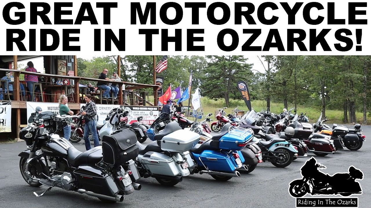 Great MOTORCYCLE RIDE in the Ozarks | Bikes, Blues and BBQ