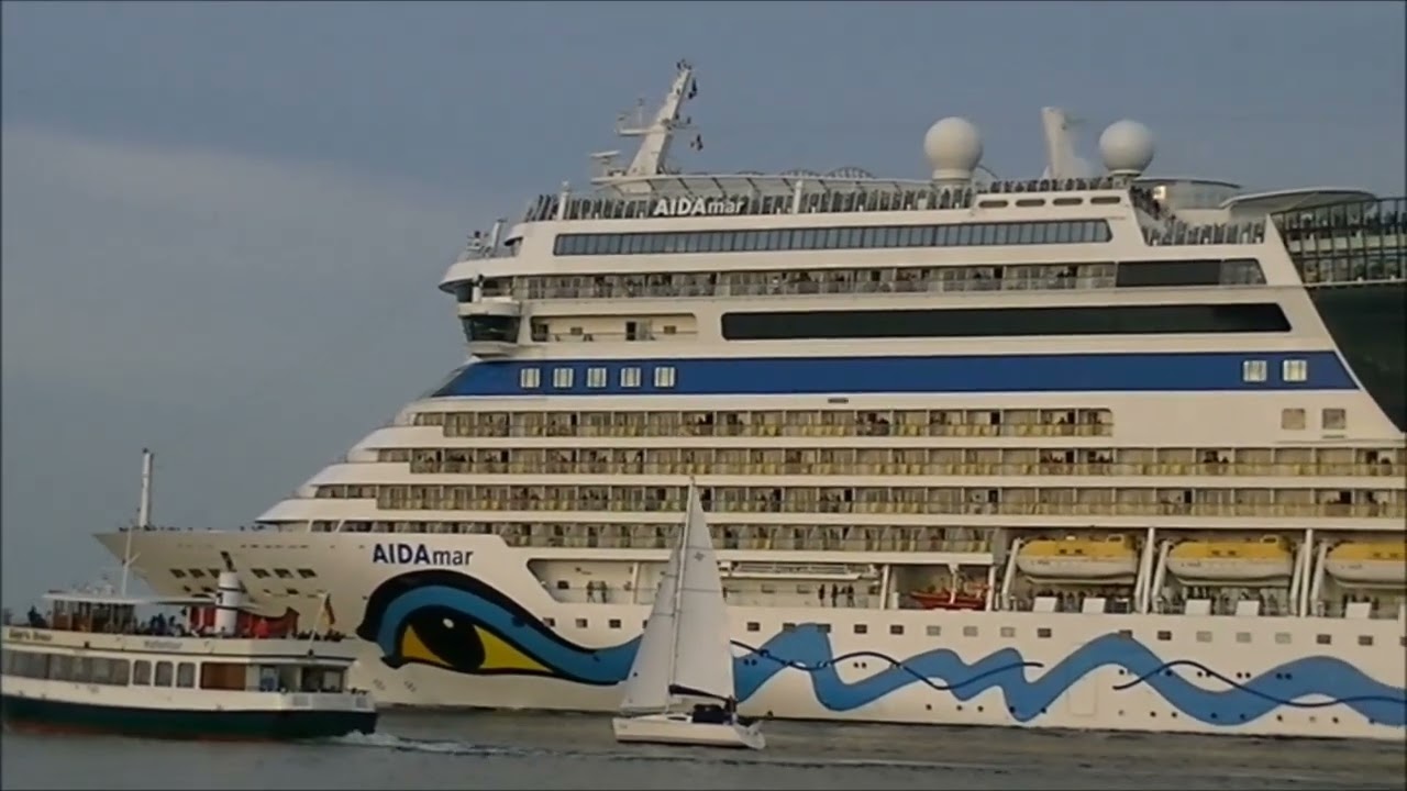AIDAmar: Auslaufend aus Warnemünde 22.09.2023