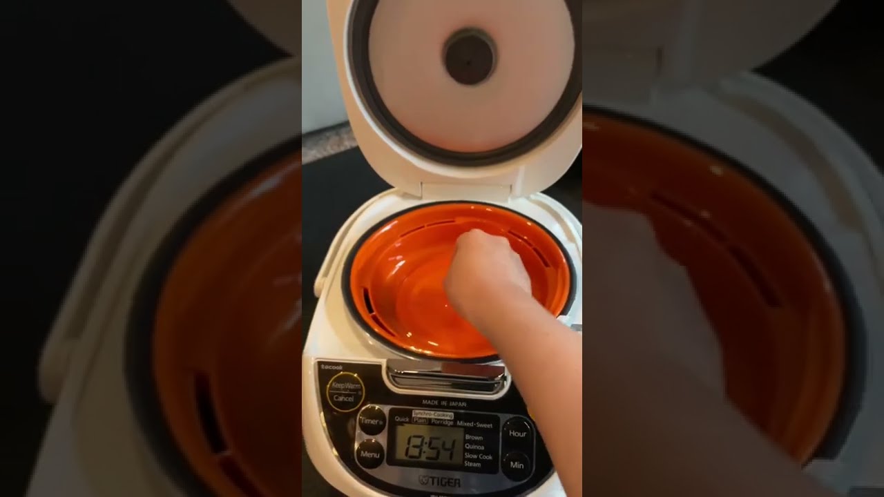 UNBOXING RICE COOKER & 1ST COOK Tiger 5.5-Cup Micom Rice Cooker and Warmer-$90 Model  JBV-S10U