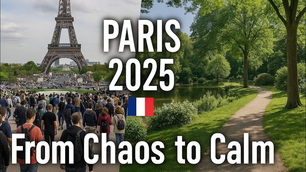 Paris Walking Tour 2025 – From the Buzzing City to a Serene Park Escape