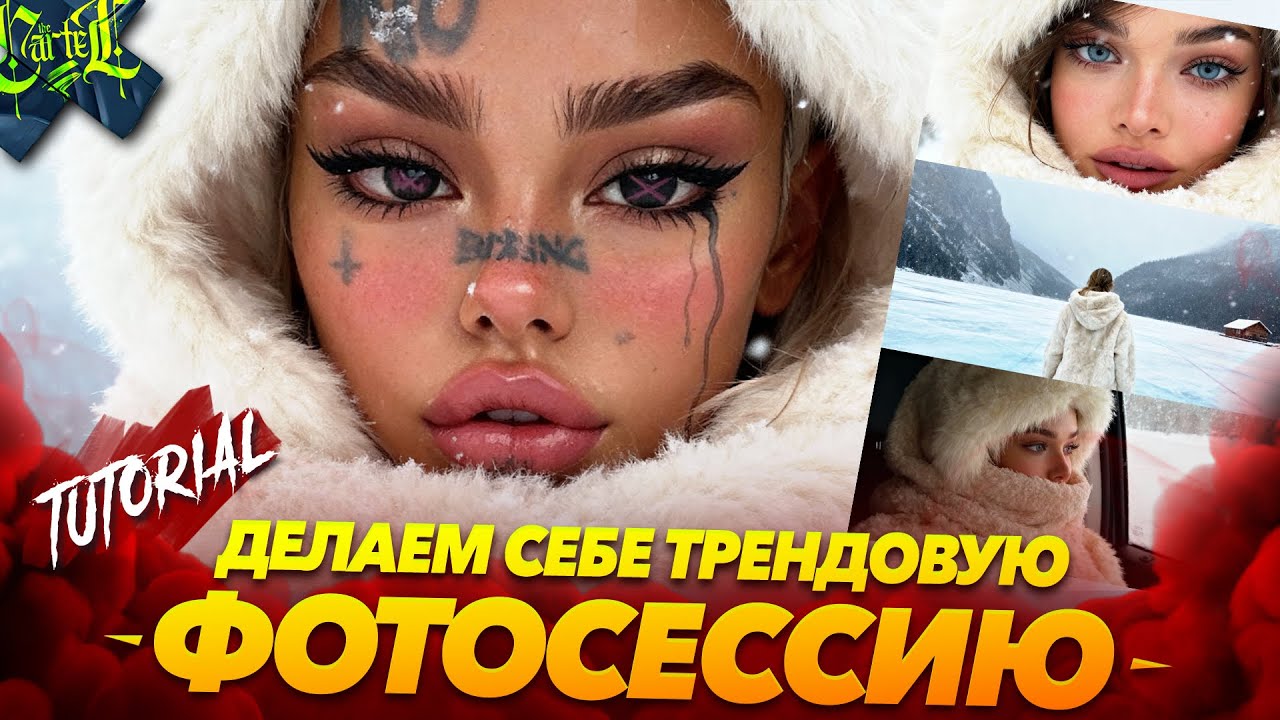 ТЕ САМЫЕ ТРЕНДОВЫЕ ЗИМНИЕ ФОТО С INSTAGRAM | ФОТОСЕССИЯ В НЕЙРОСЕТИ | Meitu