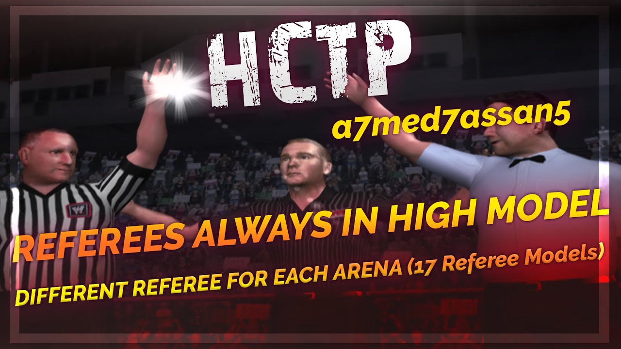 HCTP - Referees Always In High Model/Different Referee For Each Arena | PS2 Mod