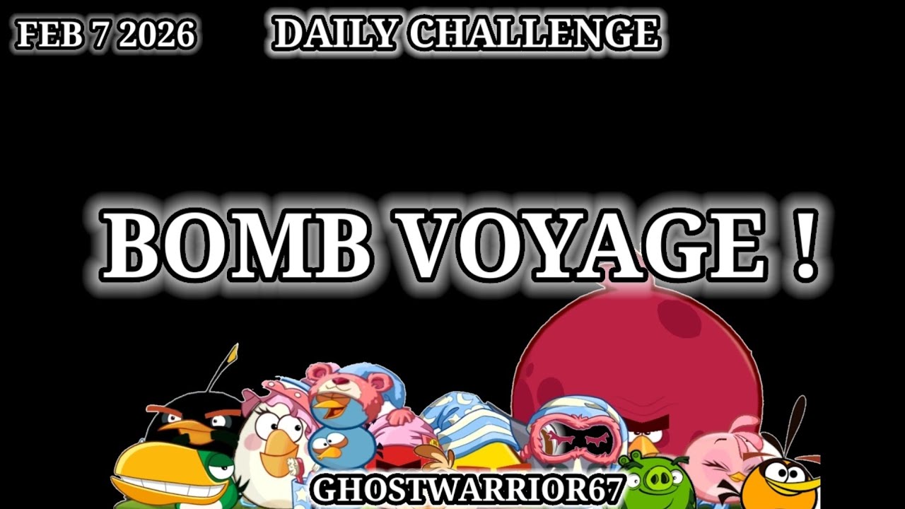 Angry birds 2 Daily Challenge 2026/02/7 & 2026/02/8 Bye bye bye! before King Pig Panic play