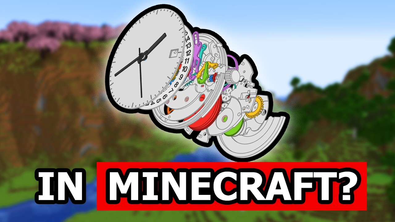 Making a Mechanical Watch in Minecraft! | The Mainspring