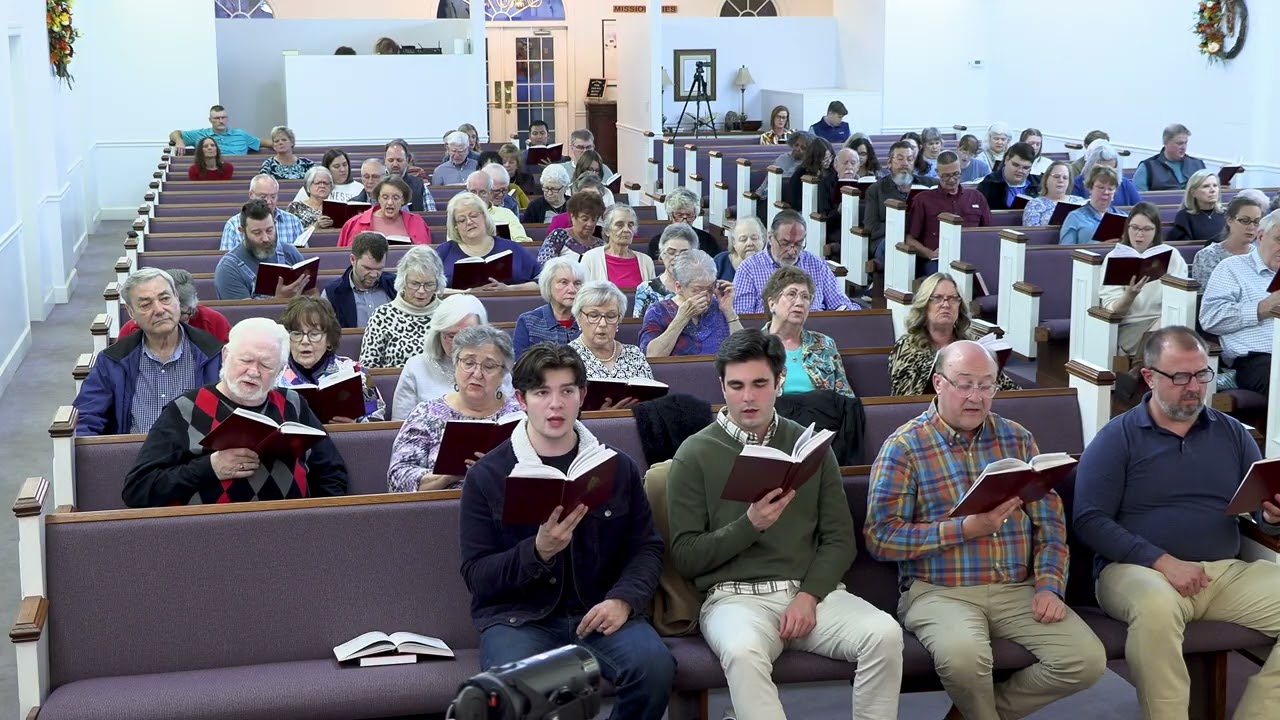 Down On My Knees - Mosie Lister 1947 - Eddie Crook Piano - 2025 Rutherford County Hymn Sing