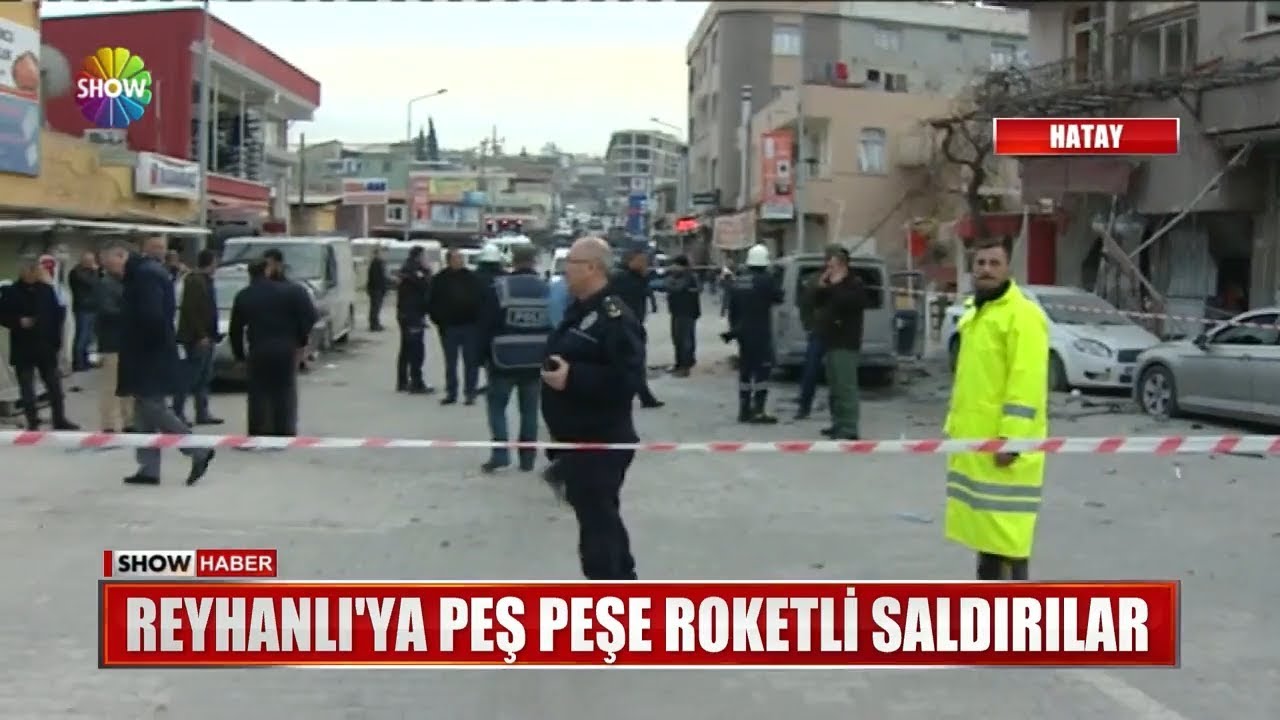 Reyhanlı'ya roket yağdı