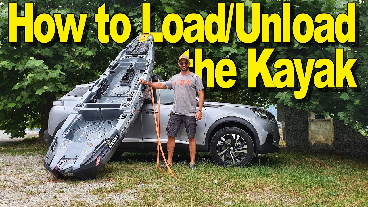 COME CARICARE E SCARICARE IL KAYAK DALLA MACCHINA, semplice, veloce e sicuro. #kayakfishing
